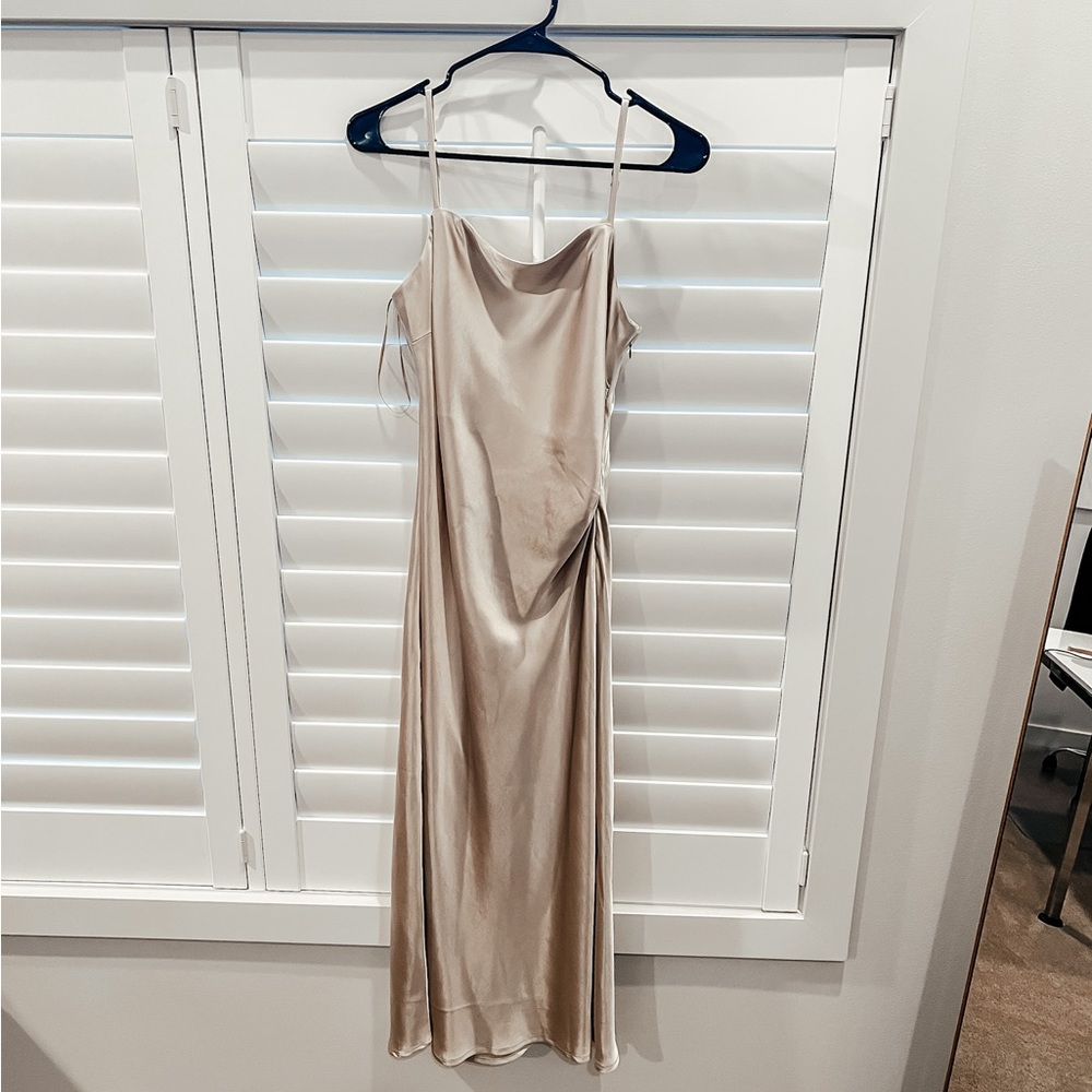 Champagne Midi/Maxi Dress for Bridesmaid!